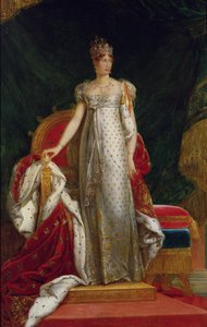 フランソワ・ジェラールの絵画の後のフランスの皇后マリー・ルイーズ（1791-1847）の肖像